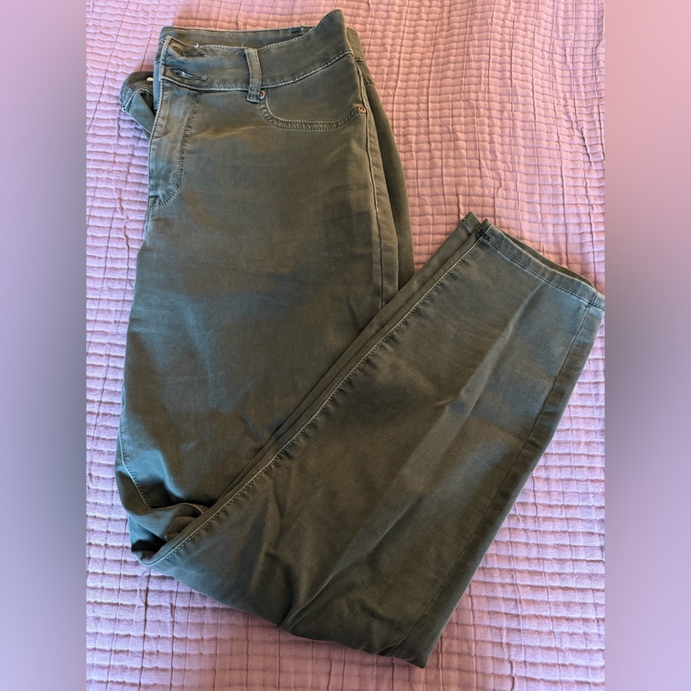 Maurices Olive Skinny Pants